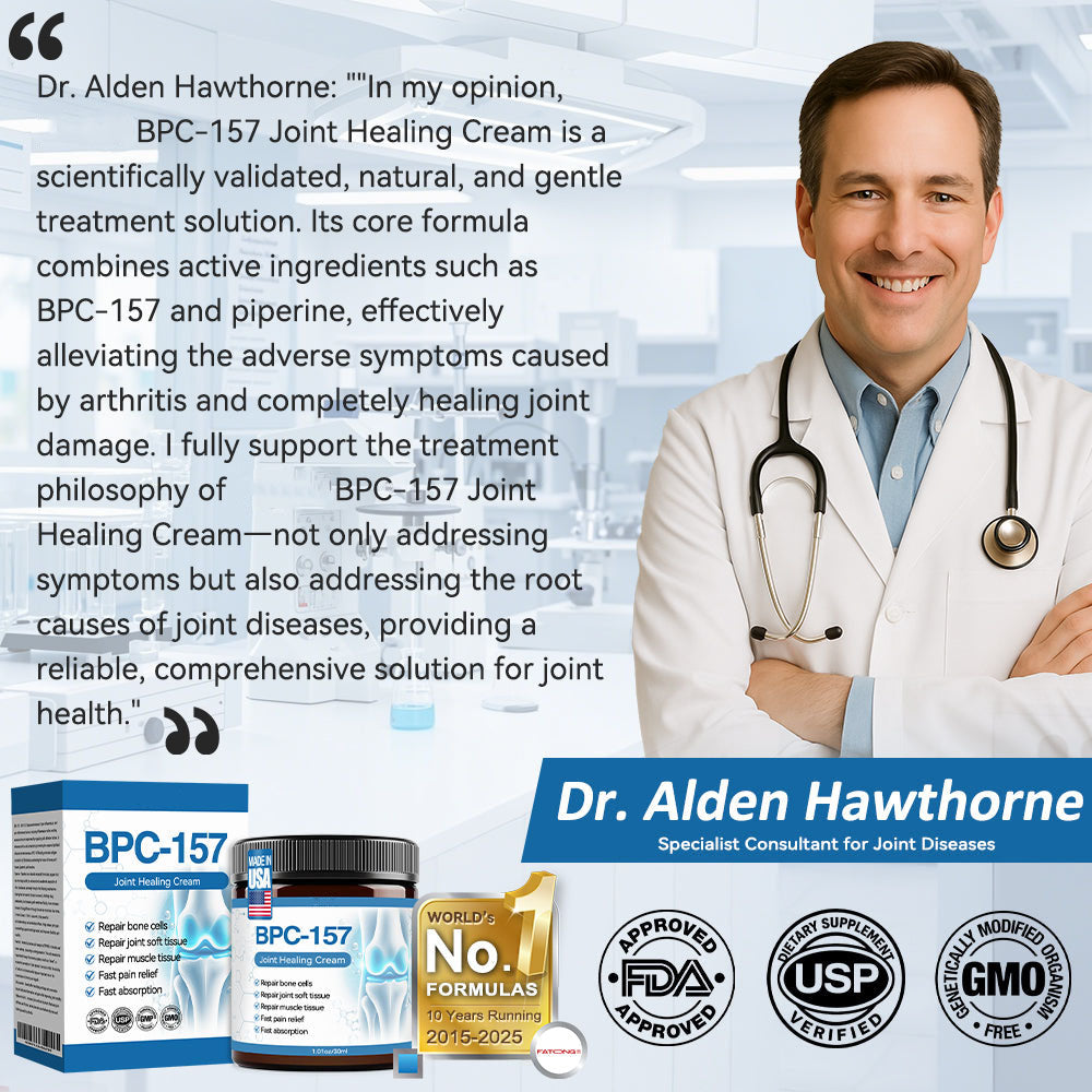 BPC-157 Joint Healing Cream🦴Treats Arthritis, Neuropathy, Rheumatism, Sports Injuries & More🦵